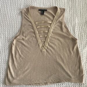 Forever 21 Tan Tank Top